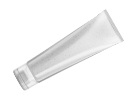 Laminate transparent, blank - 35 mm - flip-top closure