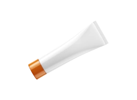 Laminate white, blank - 25 mm - screw closure