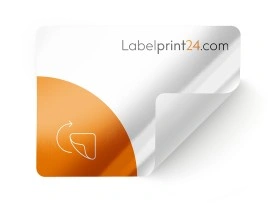 White PP film, glossy, removable