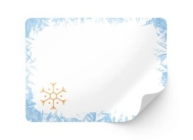 White paper, matte, permanent, freezer-safe