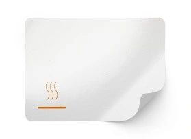 White Thermal top paper, matte, permanent - freezer-safe
