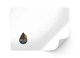 Inkjet paper white, glossy permanent adhesive