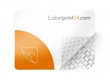 Safety labels — white film