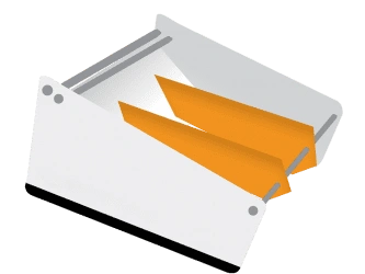 Tischetikettenspender innengewickelte rollen