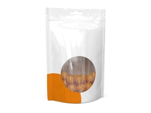 Doypack avec Fenêtre avec Zip et Trou Européen