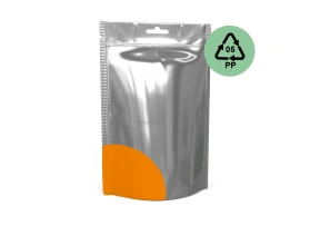 Metallisierte Folie (silber) | PPmet-PP | 111 μm | Monomaterial recyclingfähig