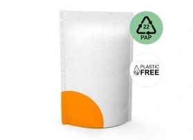 Papier blanc sans plastique, avec barrière | 75 µm