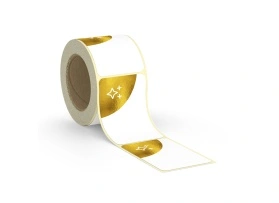 Etiketten mit Veredelung