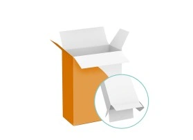 Faltschachtel mit Klappenverschluss