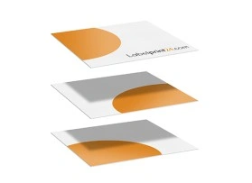 Kartonzuschnitte und Eurolochaufhänger