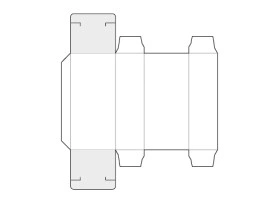 Standard, gegenüberliegende Laschen