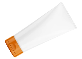 Laminate white, blank - 50 mm - flip-top closure