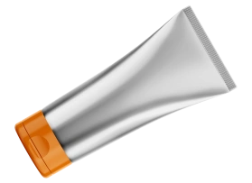 Laminate metallic, blank - 50 mm - flip-top closure