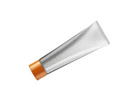 Laminate transparent, blank - 25 mm - screw closure