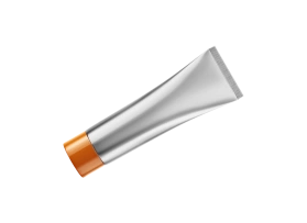 Laminate metallic, blank - 25 mm - screw closure