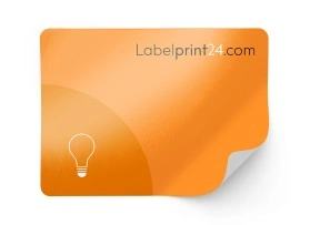 Papier fluorescent, ORANGE, adhésif permanent