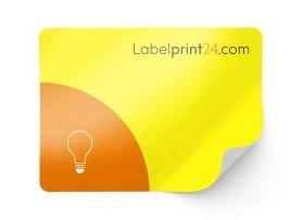 Papier fluorescent, JAUNE, adhésif permanent