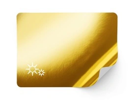 Carta metallizzata, ORO lucida, permanente