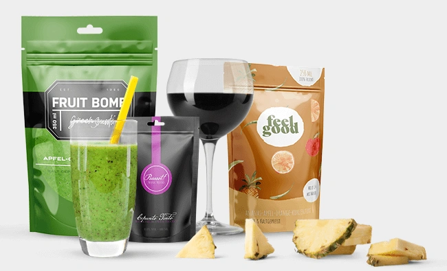 Standbodenbeutel für Getränke