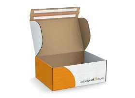Klappdeckelschachtel mit Klebestreifen