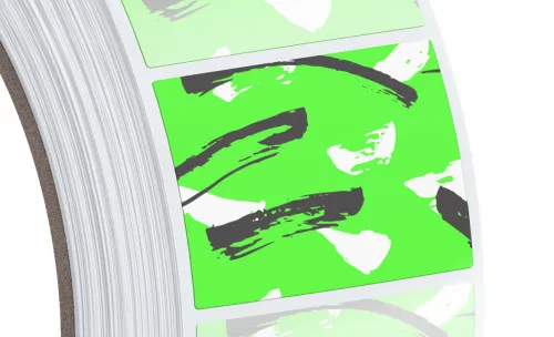 Fluoreszierendes Papier - grün