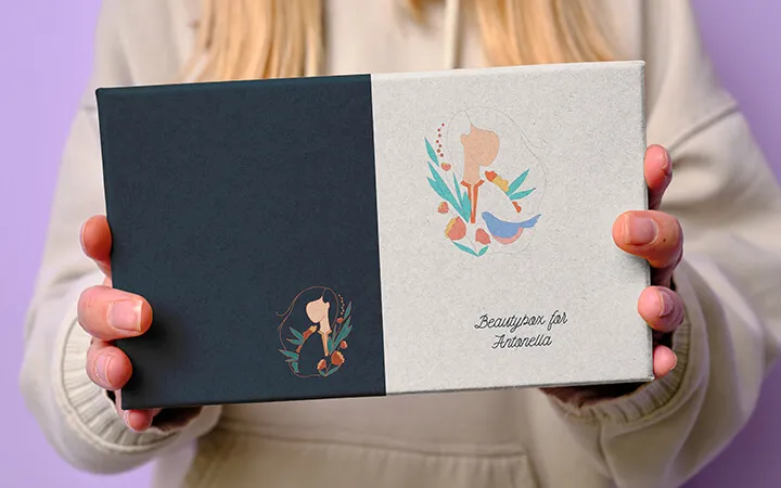 Personalized shipping box