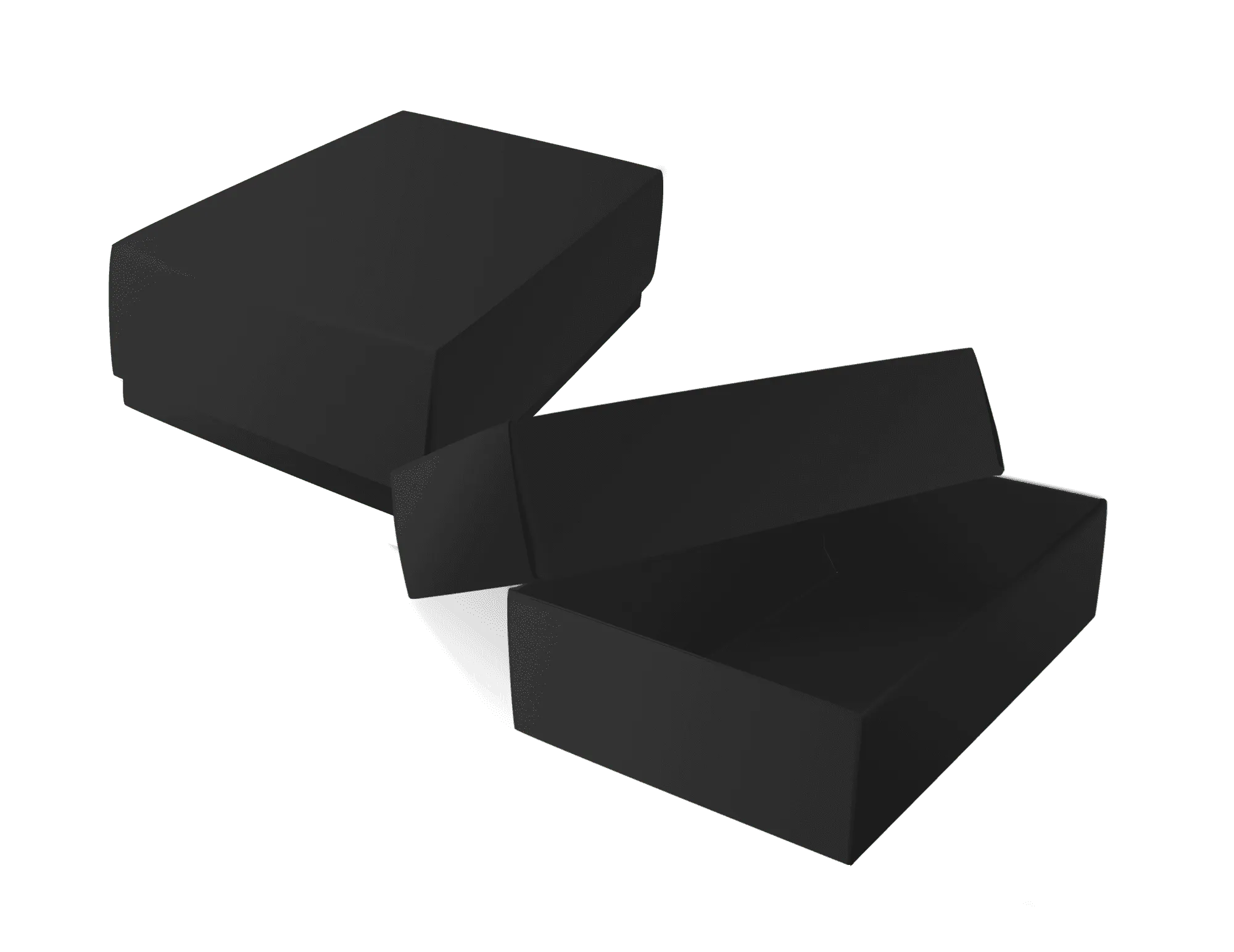 Schwarze Stülpschachtel