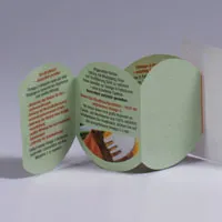 Bookletetikett offen Bookletetikett offen