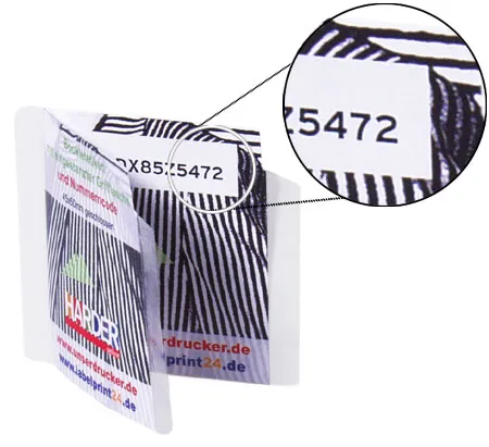 Bookletetikett Code Bookletetikett Code