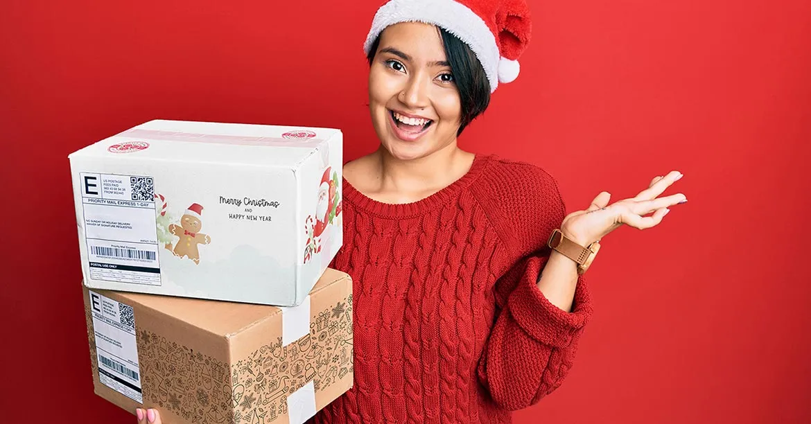 Printed shipping packages Printed shipping packages