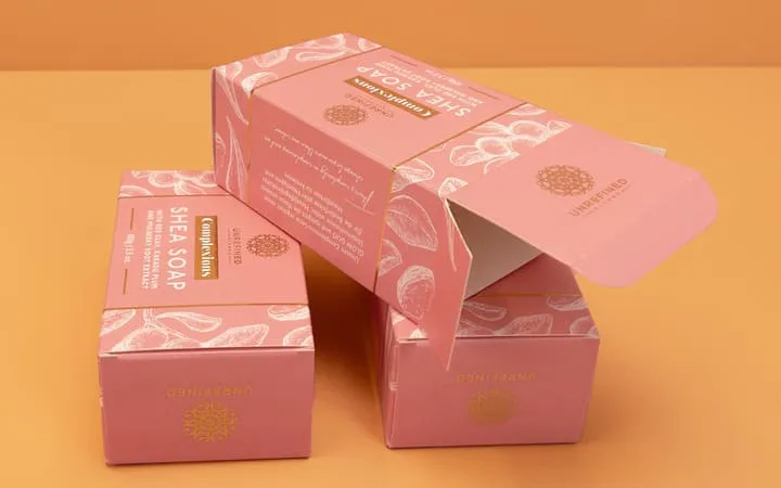 Folding box pink