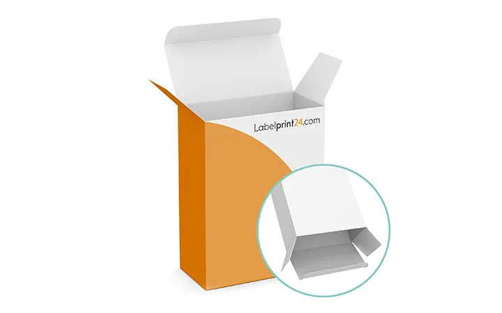 Schachtel mit Einstecklasche