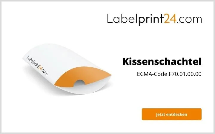 Kissenschachtel von Labelprint24 bestellen Kissenschachtel von Labelprint24 bestellen