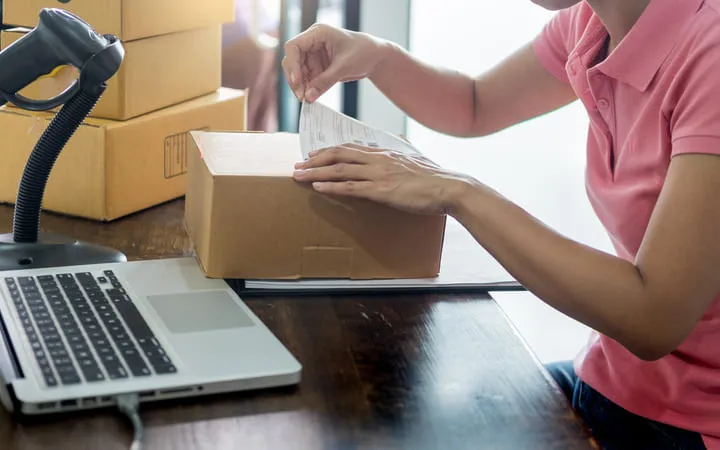 Kebeetiketten für Packete