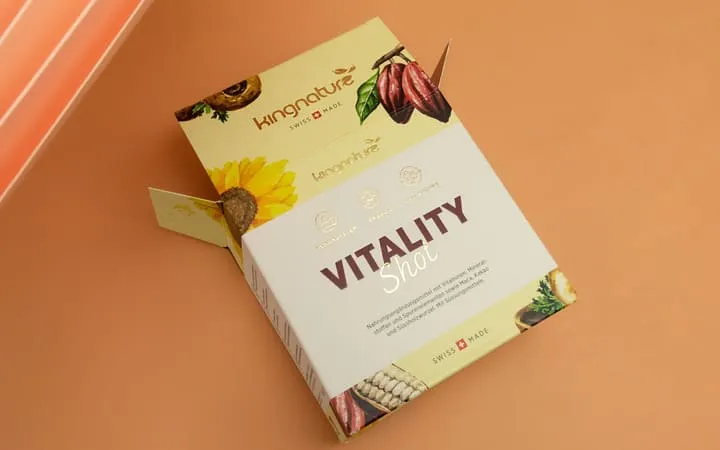 Boîte pliante avec dorure à chaud