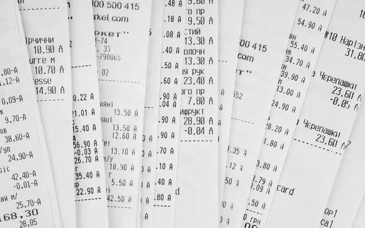 Druck von Kassenzetteln  Druck von Kassenzetteln