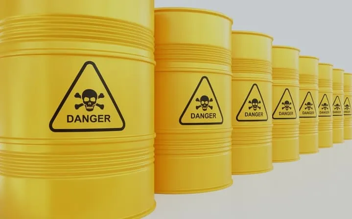 Warnung vor Gefahrenstoff