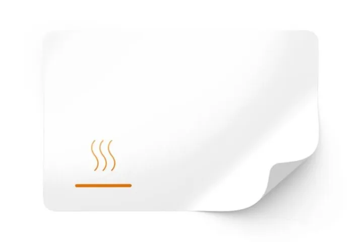 thermoetiketten unbedruckt