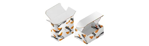 Potisknuté přepravní krabice