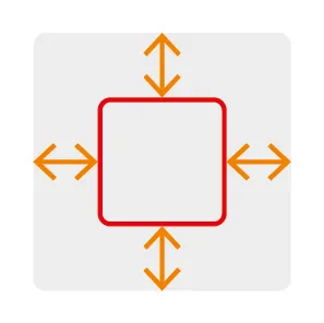 Bleed margin / trapping