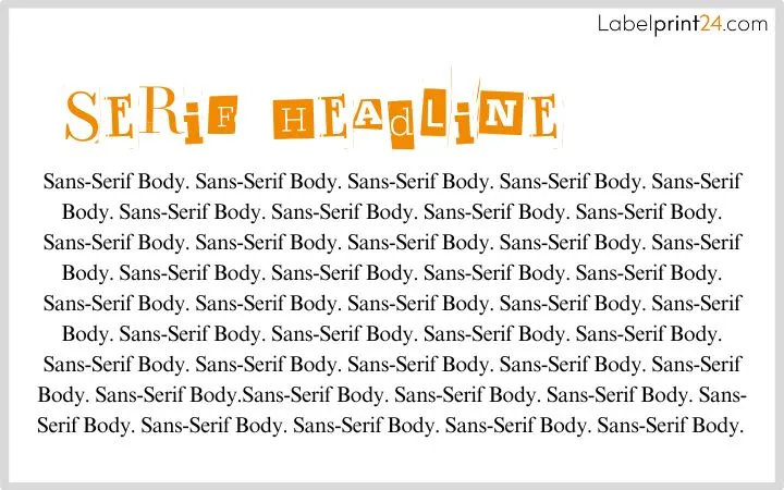 expiremental and serif expiremental and serif