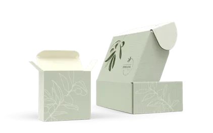 Faltschachteln in Naturoptik