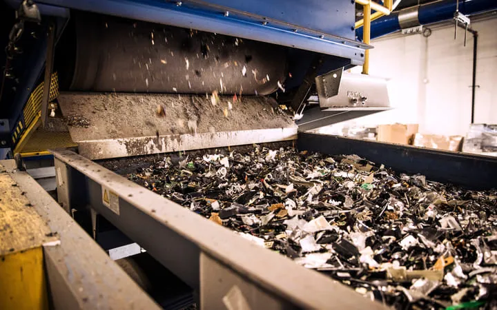 Reinigung und Zerkleinern