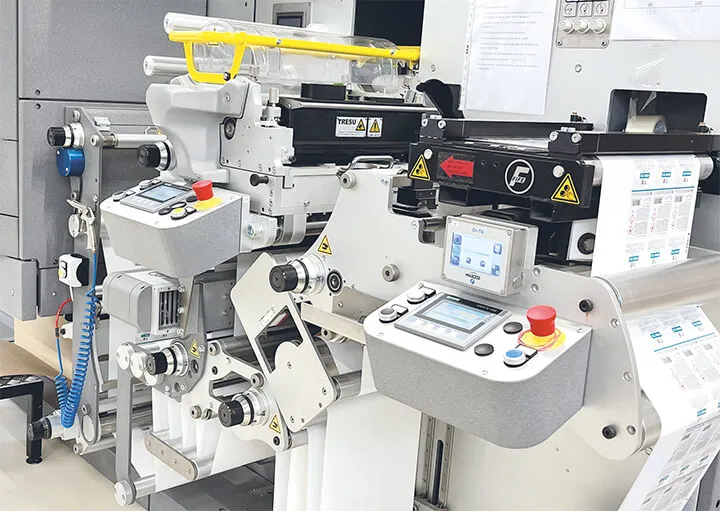 Druckmaschine bei Labelprint24 Druckmaschine bei Labelprint24