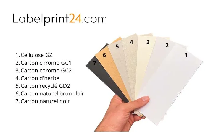 Différents matériaux