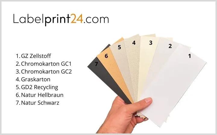 Verschiedene Pappe Arten