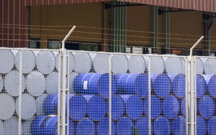 gestapelte Fasse gestapelte Fasse