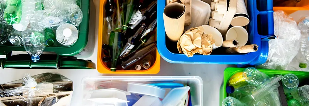 Mülltrennung von unterschiedlichen Materialien Mülltrennung von unterschiedlichen Materialien