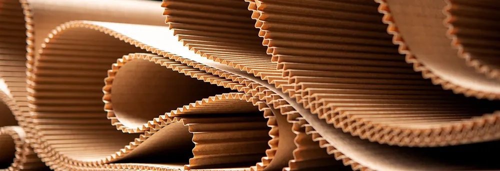 Gerillte Wellpappe Gerillte Wellpappe