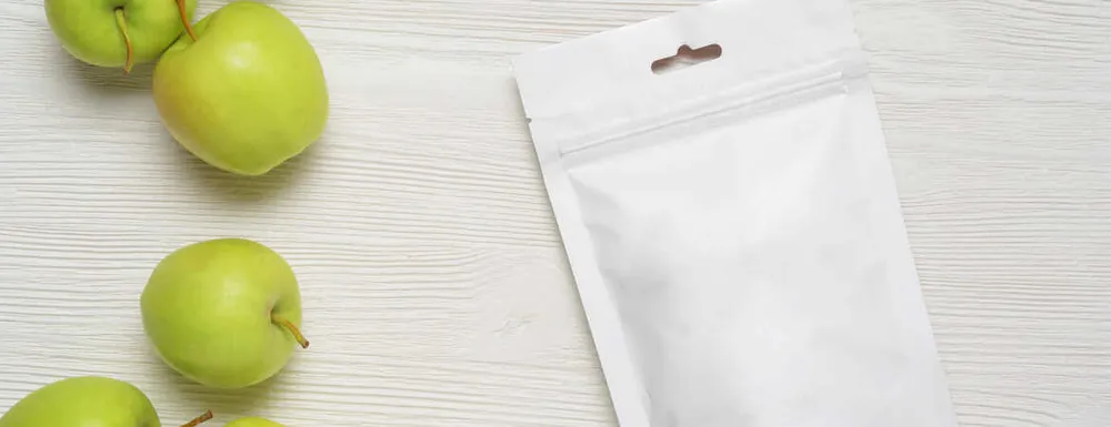 Doypack in polietilene bianco